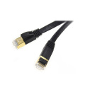 Bouchon plaqué or RJ45 SSTP Cat7 Flat Patch Cord